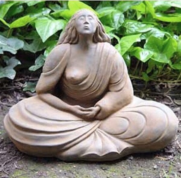 Female Buddha - Western Buddha Large Statue By Sigrid Herr